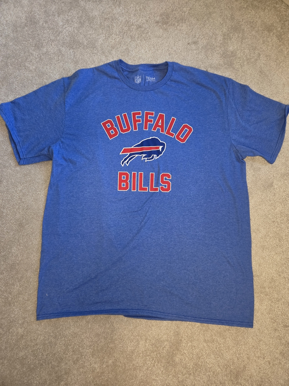 NFL Blue Graphic Team Apparel Tee, Size 2XL